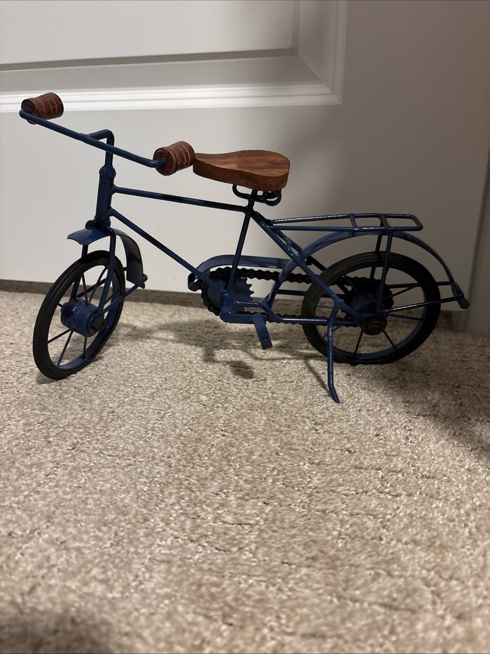 Bicycle Wood Metal Handcrafted  Tabletop Display Fun Collectible